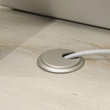 Sauder Trestle Executive Trestle Desk, Chalked Chestnut finish Sauder