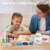 Klever Kits Bath Bomb, Soap Making Kit for Kids, 2-in-1 Spa Science Kits, DIY Make Your Own Bath Bombs & Soap, Spa Kit for Kids, Gifts Toys for Toddler Kid, Birthday Present Klever Kits