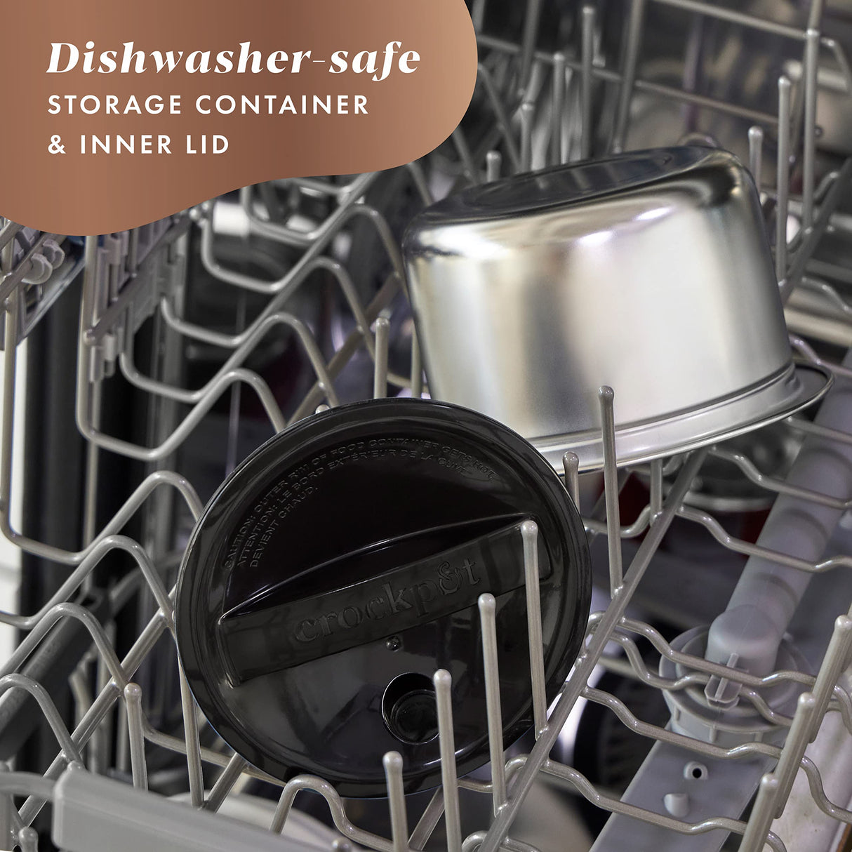 Crock-Pot Electric Lunch Box, 20-Ounce Portable Food Warmer, Black Licorice, Perfect for Travel, On-the-Go & Office Use | Stylish, Spill-Free & Dishwasher-Safe | Ideal Men & Women's Gifts Crock-Pot