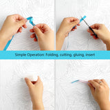 Uniquilling Quilling Kits Paper Quilling Kit for Adults Beginner, DIY Kits for Adults Paper Filigree Painting Kits, Modern Wall Art for Living Room, 16 * 20in Starry Night- Basic Uniquilling