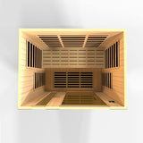 Dynamic Lugano 3-Person Low EMF (Under 8MG) FAR Infrared Sauna (Canadian Hemlock) DYNAMIC SAUNAS