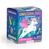 Mudpuppy Unicorn Dig! – Excavation Kit Including Hidden Unicorn in Gem and Plastic Chisel for Children Ages 5 and Up Mudpuppy