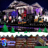 Heceltt Christmas Lights Outdoor, 394FT 1000LED Christmas Lights with 8 Modes and Timer Memory Function Christmas String Lights Waterproof Plug in for Xmas Tree Wedding Party Holiday Decor Heceltt