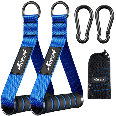 Cable Machine Handles, Replacement Fitness Equipment for Pilates,Yoga, Strength Trainer, Pull Down Workout Accessories, Exercise Handle for Pulldowns, Chest flys, Shoulder Exercises, tricep Workouts HPYGN