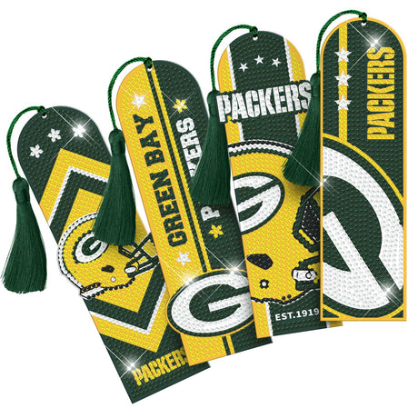 Aooble Diamond Art Bookmarks, 4 PCS Diamond Painting Acrylic Bookmarks with Tassel, Gift for Reader Crafts Lovers Aooble