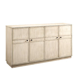 Walker Edison Alden Versatile 4 Door Framed-Storage-Sideboard, 62 Inch, Birch Walker Edison