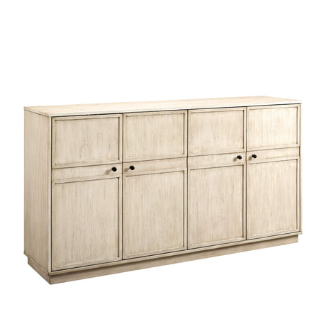 Walker Edison Alden Versatile 4 Door Framed-Storage-Sideboard, 62 Inch, Birch Walker Edison