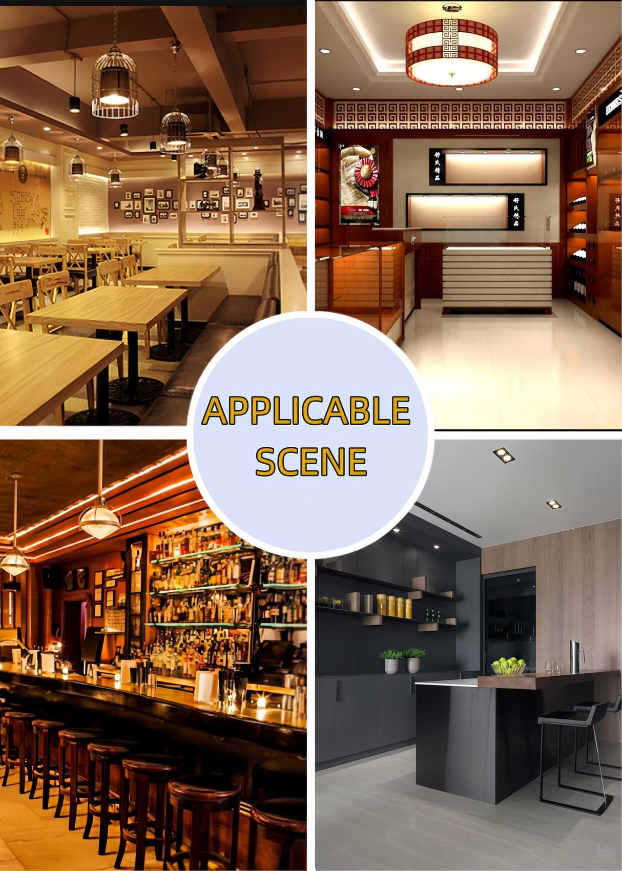 PIKYsailed 47 Inch Metal Wine Rack Wall Mounted, Bar Shelves Wall Mounted with LED Light, Large 3-Tier Liquor Bar Display Shelf with Hang Mugs and Wine Glasses for Home Bars & Kitchen, Black PIKYsailed