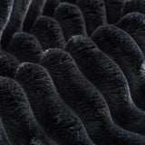 ONEMMLION Cloud Couch Sectional Modular Sofa, 151" Comfy Boneless Couches for Living Room, Oversized U Shape Plush Corduroy Couch Sectional with Console Bluetooth Speaker USB Port Cup Holder, Black ONEMMLION