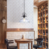 Zlepmlla Glass Pendant Light，Black Pendant Light Fixtures with Seeded Glass Shade, Adjustable Height Hanging Lights for Hallway, Kitchen Island, Dinning Room（Bulb not Included） Zlepmlla