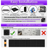 TroyStudio Thick Acoustic Foam Panels, 12 X 12 X 2 Inch 36 Pcs Broadband Sound Absorbing Foam, Dense Soundproof Padding Tile, Recording Studio Foam Absorber, Groove Decorative 3D Wall Ceiling Panel TroyStudio