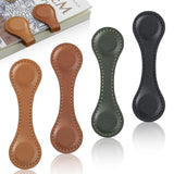 JIXZEN 4 PCS Magnetic Leather Bookmarks for Reading Women, Timeless Magnetic Book Marks for Reading Men, Book Lovers, Teachers with Exquisite Gift Box (Light Brown, Dark Brown, Vintage Green, Black) JIXZEN