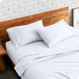 Bare Home Microfiber Pillow Cases - Standard/Queen Size - Cooling Pillowcases - Double Brushed - 2 Pack - Easy Care (Pillowcase Set of 2, White) Bare Home