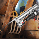 TOKKOT Electric Grease Gun Drill Adapter for De-Walt/Milwake Cordless Drill Driver –14 OZ Capacity, 12" Flexible Hose,Locking Grease Gun Coupler & Steel Pipe – DIY & Professional Lubrication Tool TOKKOT