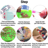 LOMSIOY Diamond Art Painting Kits Soccer for Adults Paint with Diamond Art Sport, Round Full Drill Crystal Rhinestone Crafts Gem Arts for Home Wall Decor 12x12 inch LOMSIOY