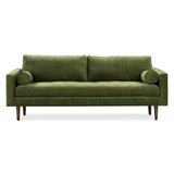 POLY & BARK Napa 88.5" Sofa in Distressed Green Velvet POLY & BARK