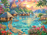 Buffalo Games - Chuck Pinson - Tropical Oasis - 1000 Piece Jigsaw Puzzle for Adults -Challenging Puzzle Perfect for Game Nights - Finished Size is 26.75 x 19.75 Buffalo Games