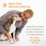 Pearhead Pet Memory Box & Urn – Solid Wood, Black Finish, Personalized Keepsake with Clay Paw-Print Kit & 4" × 6" Photo Frame – Holds Ashes, Collars, Special Toys & Memories Pearhead