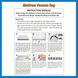 Queen/Full/Full-XL Foam Mattress Vacuum Bag for Moving, Vacuum Seal Mattress Bag with Straps Storage Logic