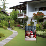 10 PCS sublimation garden flags blank christmas garden flag 17.7×11.8 Inch Polyester Banners Flag for Outdoor Courtyard Decoration ORJ