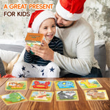 FunMission Puzzles, 8Pcs Animals Jigsaw Puzzles Toddler Toys, Brain Teaser Puzzles Montessori Toys, Wooden Puzzle Games, Educational Puzzles STEM Toys for 3+ Year Old Kids, for Kids FunMission
