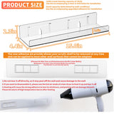 Yieach 4 Pack Acrylic Shelves for Wall Storage,No Drilling Adhesive Shelves,Clear Stick On Bathroom Wall Shelf Organizers,Plastic Floating Shelves for Perfume,Funko,Lego,Skincare,Bookshelf for Kids Yieach