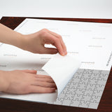 Puzcraft Puzzle Saver Adhesive Sheets (24 Sheets) Easiest Alternative to Messy Puzzle Glue Puzcraft