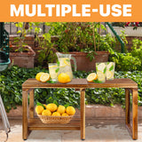 ENKEZI Adjustable Length 29.5 Inches Shower Stool Bench Chair Waterproof with Storage Shelf for Shaving Legs, Spa, Bath Seat in Bathroom, Inside Shower for Adults Seniors Elderly ENKEZI