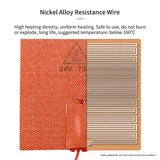 FYSETC 3D Printer Voron0.1 Silicone Heater Pad - 24V 75W Heating Mat 100x100mm - Heated Bed with NTC 100K Thermistor: Built-in Bimetal Thermostat Easy Install for Vorn 0 0.1 Hot Aluminum Build Plate FYSETC