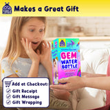 PURPLE LADYBUG Decorate Your Own Water Bottle Kit for Girls - Unicorn Design with Glitter Gem Stickers, Gifts for Girls Ages 5-8-10 Years Old Birthday, Fun Craft for Kids, Water Bottle for School PURPLE LADYBUG