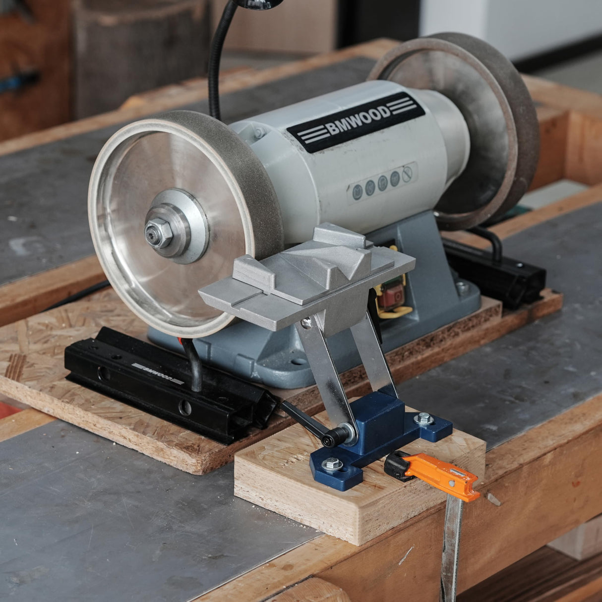 BMWOOD CT-CGJ Bench Grinder Tool Rest Kit for Woodturning Chisels, Grinders, Woodturning Tools. BMWOOD