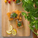 John Boos Chop-N-Slice Maple Wood Cutting Board for Kitchen Prep, 1" Thick, Small, Edge Grain, Rectangle Charcuterie Boos Block, 16" x 10", John Boos