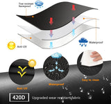 Aoretic Grill Cover 48inches Gas-BBQ Grill Cover for Outdoor Outside Grill Waterproof,Anti-UV Material with Hook-and-Loop & Adjustable Hem Drawstring for Weber Nexgrill Char-Broil Monument Dyna-Glo Aoretic