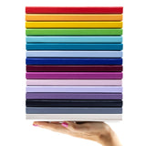 PAPERAGE Blank Journal Notebook, (Black), 160 Pages, Medium 5.6 in x 8 in - 100 GSM Thick Paper – Hardcover Journaling Notebook for Work, School, Note Taking or Sketching PAPERAGE