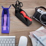 Heat Tape Dispenser, Masking Tape Dispenser, Holder Fits 1" and 3" Core, 6.8 x 2.2 x 3.4 Inch, Desktop Tape Dispenser, Heat Tape for Sublimation(Blue) AWEI AZHI