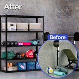 ztysn Garage Shelving Heavy Duty - 59 * 20 * 79in(L*W*H) Extra Large Metal Shelving Units and Storage for 2000lbs, 5tier Adjustable Basement Storage Industrial Shelves Pallet Racking Organizer ztysn