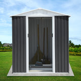 Outdoor Storage Shed 6 X 9 FT, Metal Storage Shed, Outdoor Tool Storage Shed with Door Lock, Waterproof, for Backyard, Garden Patio Lawn CuisinSmart