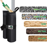 Eurmax USA Weight Bags for Pop up Canopy Outdoor Shelter,Gazebo Instant shelter Leg Canopy Weights, Sand Bags, Set of 4(Black) Eurmax