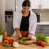 Acacia Wood Cutting Board and Chopping Board with Handle for Meat, Cheese Board, Vegetables, Bread, and Charcuterie - Decorative Wooden Serving Board Home Beets