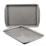 Circulon Nonstick Bakeware Set, Nonstick Cookie Sheet / Baking Sheet - 2 Piece, Gray Circulon