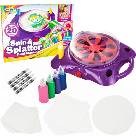 Creative Kids Spin & Paint Art Kit - Spinning Art Machine Craft Kit for Children & Adults, Christmas Gifts 6+ Creative Kids