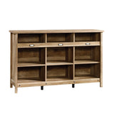 Sauder Adept Storage Credenza/Pantry Cabinet, L: 58.19" x W: 17.17" x H: 36.26", Craftsman Oak finish Sauder