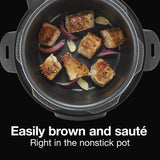 Proctor-Silex Simplicity 4-in-1 Electric Pressure Cooker, 3 Quart Multi-Function With Slow Cook, Steam, Sauté, Rice, Stainless Steel (34503) Proctor Silex