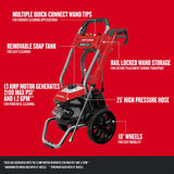 CRAFTSMAN Electric Pressure Washer, Cold Water, 2100-PSI, 1.2 GPM, Corded (CMEPW2100) CRAFTSMAN