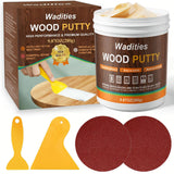 Wadities Natual Wood Filler, Natual Wood Putty, Paintable Stainable Wood Repair Putty, 9.87 Ounce Wood Furniture Repair kit, Quickly Repair Wood Wadities
