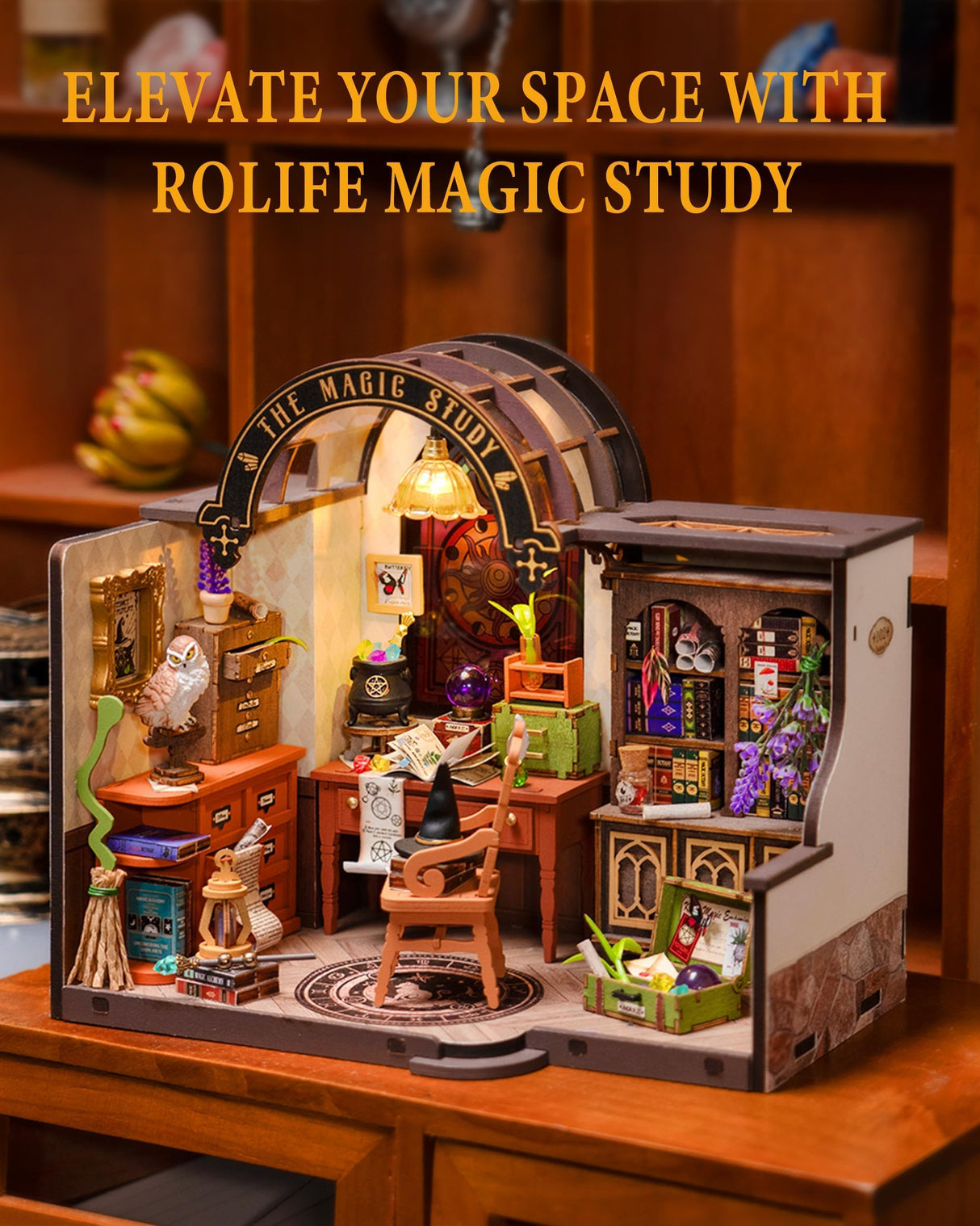 Rolife DIY Miniature House Kit, Mini Wooden Dollhouse Kit for Adults to Build, Tiny House Mayberry Street Miniatures Diorama Building Kits-Birthday Christmas Halloween Craft Hobbies Gift for Teens Kid Rolife