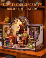 Rolife DIY Miniature House Kit, Mini Wooden Dollhouse Kit for Adults to Build, Tiny House Mayberry Street Miniatures Diorama Building Kits-Birthday Christmas Halloween Craft Hobbies Gift for Teens Kid Rolife