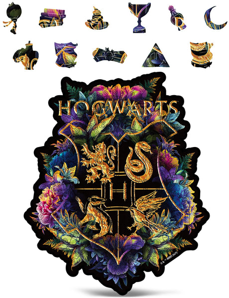 Crafthub Harry Potter Wooden Puzzles for Adults – A3 Size with 201 Pieces Wood Puzzles – Fine Oddities – Jigsaw Puzzles with Unique Shapes – 10.8" x 13" CRAFTHUB