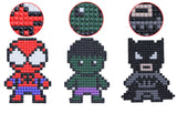 Kids Crafts Gem Art Hero Sticker Kit - Diamond Painting by Numbers with Rhinestones Fun & Easy - Includes 9 Super Hero Stickers - Educational Craft Activity for Children Ages 5+ - Over 9 Hours of Fun Allstarco
