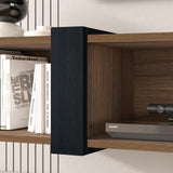 Atelier Mobili Floating TV Stand 75 Inch, Wall Mounted Entertainment Center, Shelf for Under TV, Console, Walnut ATELIER MOBILI THE LEADER OF THE INTERCHANGEABLE FURNITURE